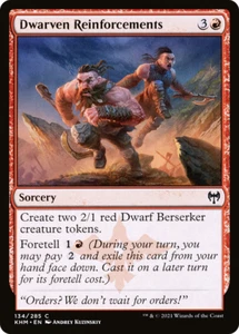 REFUERZOS ENANOS X 4 N/M- KALDHEIM MAGIC THE GATHERING - Imagen 1 de 1