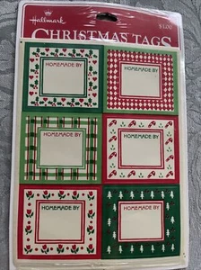 Etiquetas de Navidad con sello "Homemade by" #24 autoadhesivas - Imagen 1 de 2