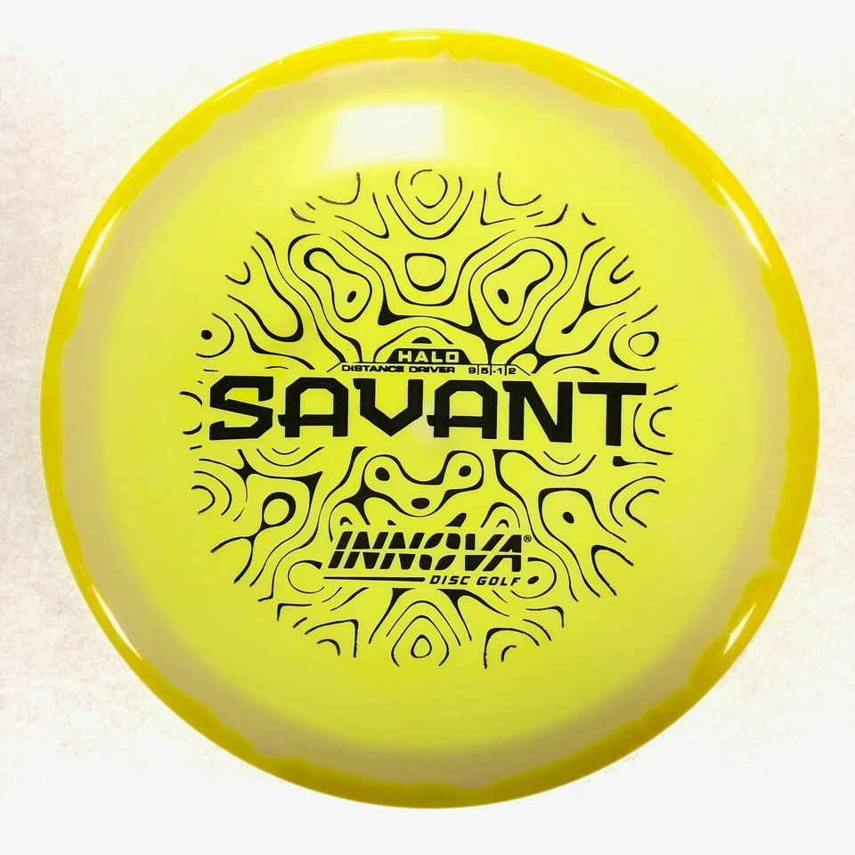 NEW DISC GOLF INNOVA HALO STAR SAVANT STABLE DISTANCE DRIVER 173-5g YELLOW - Image 1 of 1