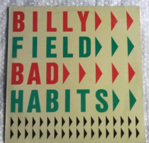 Billy Field Bad Habits Record 12” WEA Records 1981 w lyrics Insert Vinyl EXC - Picture 1 of 8
