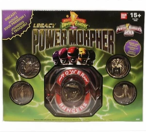 Mighty Morphin Power Rangers Legacy Morpher Diecast Factory Sealed Neu 4 Münzen - Bild 1 von 2