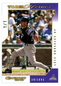 2003 Donruss Team Heroes #25 Hawaii Trade Conference Luis Gonzalez 1/1 - Picture 1 of 2