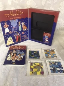 Pegatinas de Aladdin de Disney ABIERTAS - faltan dos hojas de pegatinas - Imagen 1 de 5
