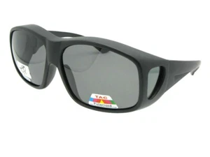 Largest Wrap Around Polarized Fit Over Sunglasses Style F19 - Picture 1 of 28