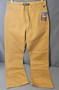 NEW! Vans Authentic Chino Skate Pants Mens Size 31 Loose Fit Baggy Tan / Brown - Picture 1 of 9
