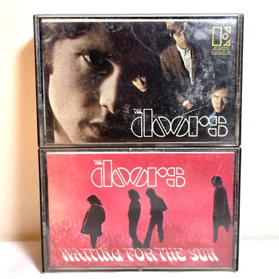 THE DOORS: THE DOORS / WAITING FOR THE SUN (Cassette) - Classic Rock *TESTED* - Image 1 of 4