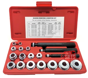 Kit adaptador de buje de 20 piezas removedor instalador para sellos de autocamión con conductor y tuercas - Imagen 1 de 1