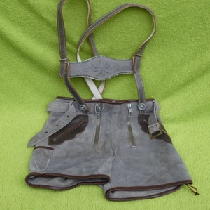 Alte originale Fri Klu Kinder Trachtenlederhose Lederhose Pfadfinderhose Nr.77 - Bild 1 von 13