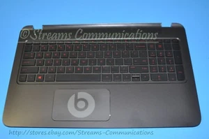 HP Pavilion 15-P 15-P393NR Laptop PALMREST + Touchpad w/ Keyboard Beats Audio - Picture 1 of 4