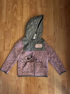 Girls Disney Star Wars Zip Up Fleece Jacket Size 4t - Picture 1 of 3