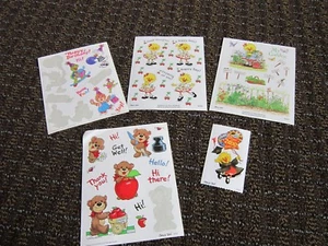 Suzys Zoo Aufkleber Corky, Jack, Ollie SET Garten Erdbeeren Party Abschluss - Bild 1 von 8