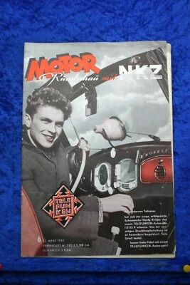 Motor Rundschau 6/52 Veritas Nürburgring Steyr 4 T Autoradio - Immagine 1 di 2