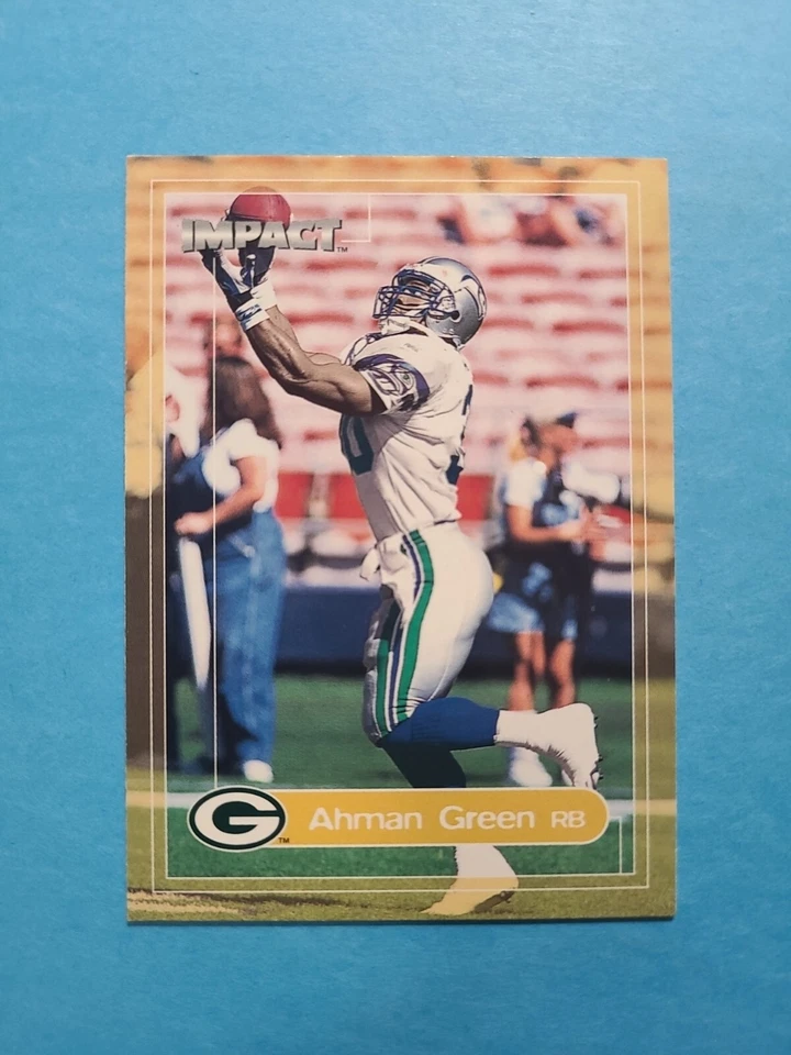 AHMAN GREEN 2000 SKYBOX IMPACT FOOTBALL CARD # 8 G8613 - Image 1 of 1