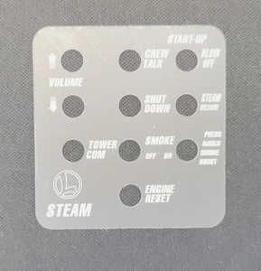 Lionel 2911-50 Steam Loco Crew Talk and Tower Comm RS5 Cab 1 Overlay - Picture 1 of 1