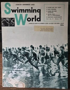 Swim World and Junior Swimmer October 1962 No. 10 Vol. 3 Magazine Vintage - Picture 1 of 1