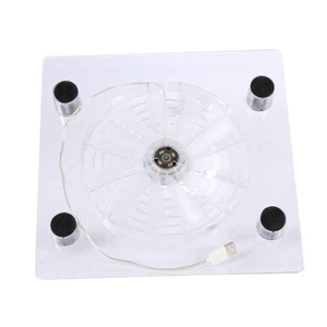 Refroidisseur de lumière LED RGB ventilateur alimenté USB refroidisseur support ventilateur Cooling Pad tapis - Photo 1/7