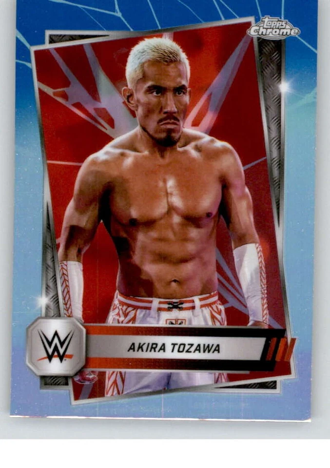 2025 Topps Chrome WWE Wrestling Red/Blue REFRACTOR Pick From List - Image 1 of 1
