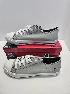 INDIANAPOLIS COLTS Gris/Blanco FOCO NFL "Zapatillas bajas" Zapatos Para Hombre Talla 11 Foto 1 de 4