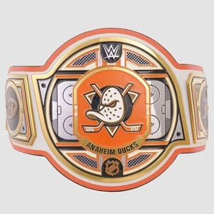 Anaheim Ducks Belt Championship WWE Legacy Title Adult Size - Picture 1 of 6