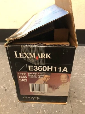 正品 Lexmark E360H11A 黑色 High Y. R. P. 碳粉盒 免运费 — 第 1/4 张图片