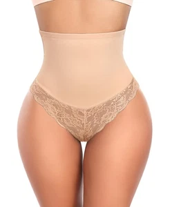 Werena Prendas moldeadoras Tanga Control Abdomen Ropa interior Cintura alta Cuerpo Modelador Bragas M - Imagen 1 de 2