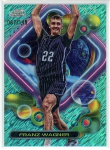 2023-24 Topps cromo cósmico Franz Wagner refractor de equinoccio acuático/149 - Imagen 1 de 2