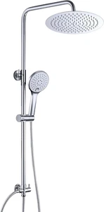 304 Doccia Soffione Colonna in Acciaio INOX Cromato Colonna Doccia Idromassaggio - Foto 1 di 12