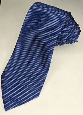 Галстук Bill Blass Essential синий с белыми горошеками 57 дюймов x 3 дюйма  - Изображение 1 из 4