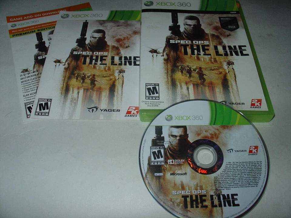 Spec Ops The Line Premium Edition (Microsoft Xbox 360, 2012) Mint Disc Perfect - Image 1 of 1