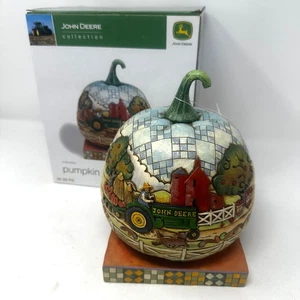 Jim Shore John Deere Kürbis Figur 4013406 NEU - Bild 1 von 11