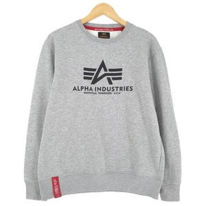 Alpha Industries Sudadera Pullover Hombre Algodón Cm4 Talla M - Imagen 1 de 7