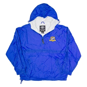 Vintage CHARLES RIVER Reed High Raiders Mens Anorak Jacket Blue 90s USA Hooded M - Picture 1 of 6