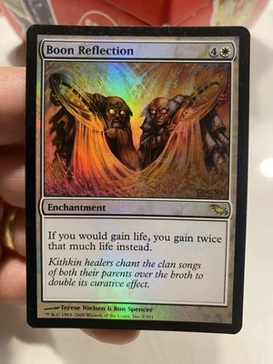Boon Reflection FOIL Shadowmoor NM White Rare MTG - Image 1 of 4