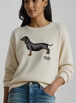 Ralph Lauren Dachshund Doxie Sweater 100% Cotton XXLarge 2XL NWT - Image 1 of 4