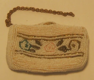 1920's Flapper Era Hand Beaded Coin Purse EXCELLENT Condition!!!! - Picture 1 of 3