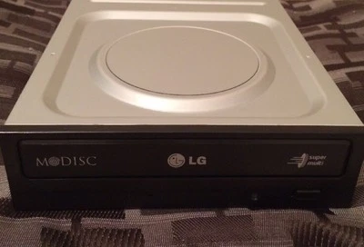 LG GH24NS72 MODISC Black 24x DVD+/-RW Dual Layer SATA DVD Burner Drive - Image 1 of 3