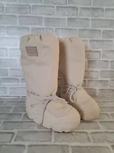 Acne Studios Womens Calf High Snow Boot UK 6 / EUR 39 Off-White Beige Lace Tie - Picture 1 of 12