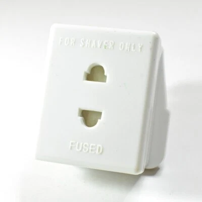 Adaptador de afeitado 250v enchufe fusionado afeitadora eléctrica depiladora cepillo de dientes 2 a 3 pines Foto 1 de 4