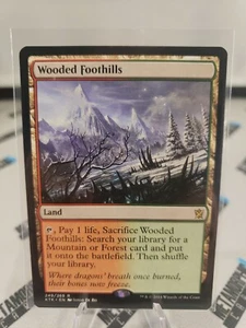 WOODED FOOTHILLS Khans of Tarkir Magic the Gathering - Near Mint condition. - Picture 1 of 2