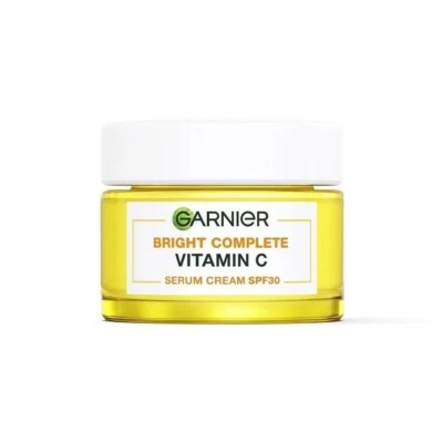 50 ml Garnier Bright Complete Vitamin C Serum Cream SPF30 PA+++ Yuzu Lemon Face - Image 1 of 4