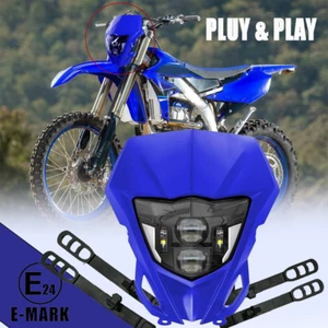 Motocross LED Scheinwerfer für Yamaha WR450 WR250 YZ TTR WR 110 125 250 400 450 - Picture 1 of 15