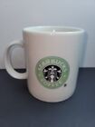 2001 Starbucks Barista Classic Mug Siren Logo White Green 16 Oz Vintage