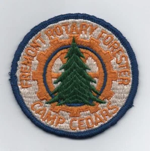 Camp Sale: Camp Cedars Fremont Rotary Forester Patch (Mid-America Council), Used - Picture 1 of 1