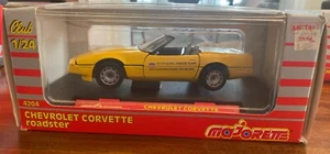 Majorette Club 1/24 Diecast Chevrolet Corvette Roadster Yellow #4204 Pace Car - Picture 1 of 6
