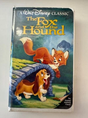 Walt Disney Black Diamond 1994 Classic Clamshell The Fox and the Hound VHS - Image 1 of 2