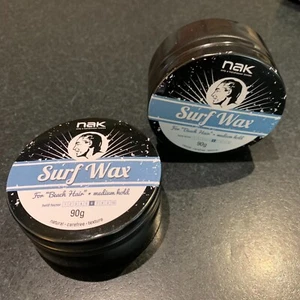 NAK Surf Wax x2 90g Beach Hair Styling | Medium Hold Matte Texture | RARE PAIR - Picture 1 of 4