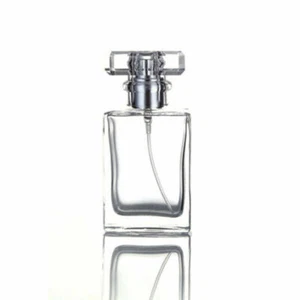 30ML Empty Glass Bottle Spray Perfume Cologne Refillable Organizer Transparent - Picture 1 of 4