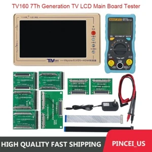 TV160 7. Generation TV LCD Hauptplatine Tester Vbyone & LVDS auf HDMI + Multimeter - Bild 1 von 11