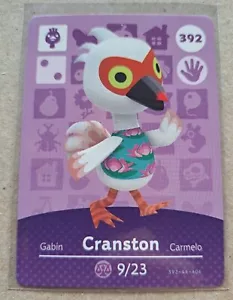 Tarjeta amiibo Cranston - 392 - Animal Crossing - Imagen 1 de 1