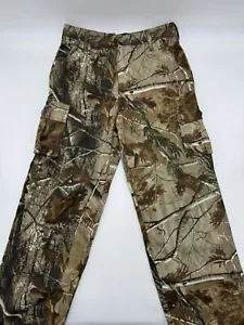 Realtree Ranger Camouflage Outdoor Hunting Cargo Pants Youth Boys SZ XXL 18 NWOT - Picture 1 of 15